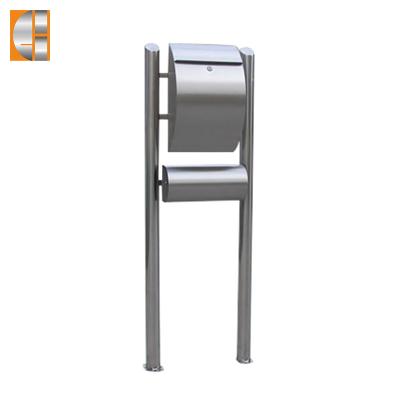 China Heavy Duty Free Standing Steel Locking Rack Letter Drop Box for sale