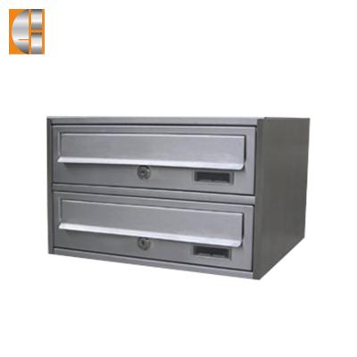 China Free Standing Stainless Steel Custom Locking Apartment Building Mailbox for sale