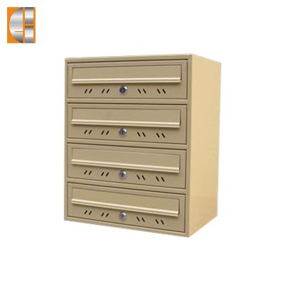 China Freestabding American Residential Apartment Locking Metal Mailbox for sale