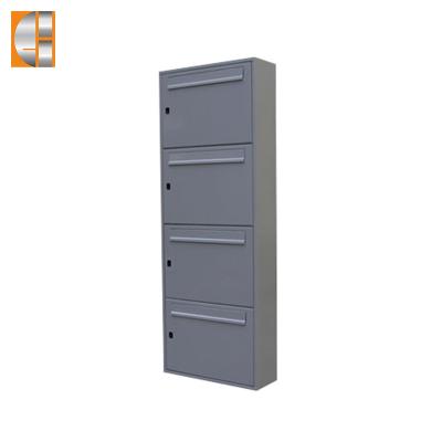 China Freestabding Safe Lockable Freestanding Apartment Building Mailbox For Wholesale for sale