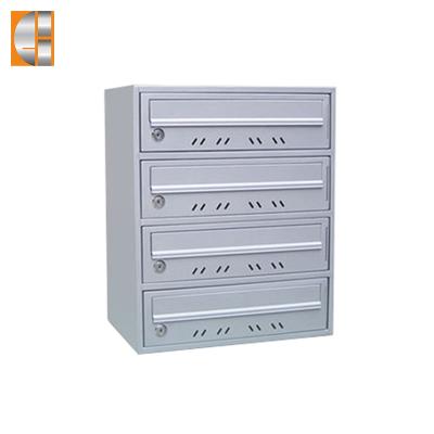 China Horizontal Residential Modern Metal Mailboxes Waterproof Apartment Mailbox for sale