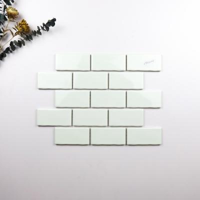 China Parquet China Foshan Factory Price Bathroom Ceramic Wall Tiles Mosaic For Kitchen Backsplash Bar Restaurant Project for sale