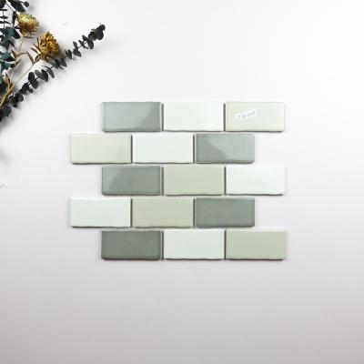 China China Foshan Factory Price Ceramic Floor Bathroom Wall Tiles Mix Colors Mosaic For Kitchen Backsplash Restaurant Project for sale