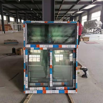 China Simple Folding Window / Sliding Screen Design Aluminum Bay Windows With Double Glass for sale