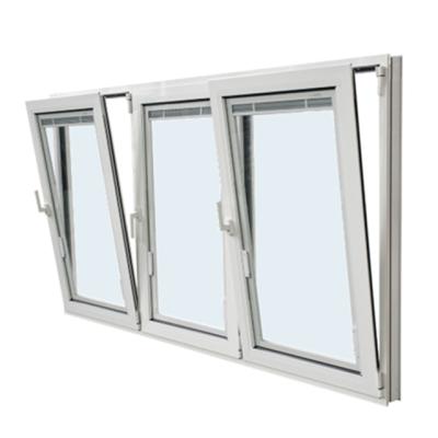 China Aluminum screen janela de aluminio casement folding tilt and turn opening window with screen for villa for sale