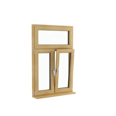 China Magnetic Screen French Door Tilt And Turn Windows Aluminum Clad Wood Clad Wood Window for sale