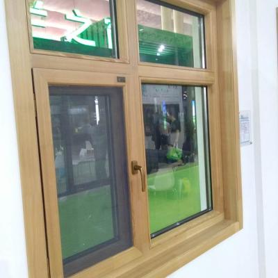 China China High Quality Horizontal Single Wooden Magnetic Screen Arched Window for sale