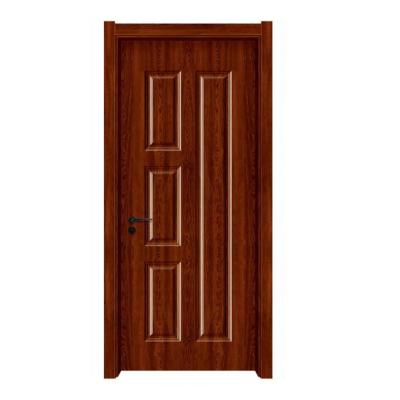 China Latest Modern Design PVC Door Interior Door Room Flush Wood Door for sale