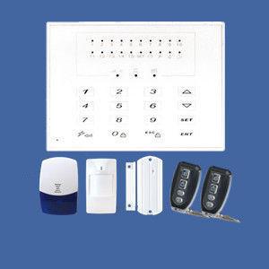 China wireless LED screen gsm alarm system Supports 10 wireless remotes, 60 wireless sensors for sale