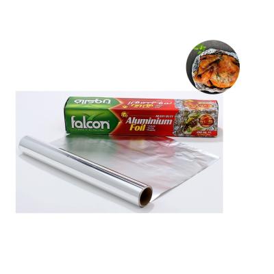 China Composited Tinfoil Household Aluminium Foil Paper Roll for Cooking and BBQ Packaging for sale