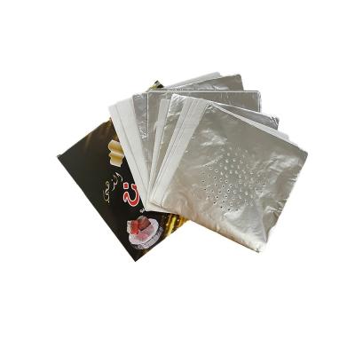 China Papel de hookah de forma redonda desechable 50pcs Pack Shisha Hookah Carbón de aluminio papel de hookah en venta