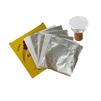 Chine Accessoires de narguilé de largeur personnalisée Foil d'aluminium Narguilé Shisha Foil de feuille avec trou à vendre