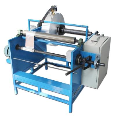 China Packaging Type Case Household Aluminium Kitchen Foil Roll Rewinder for Manual Slitting for sale