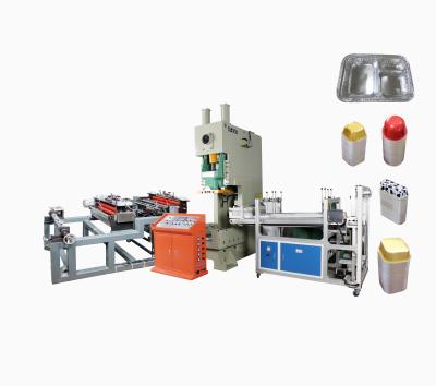 China 11KW Main Motor Power Automatic Punching Machine for Aluminum Foil Container Production for sale