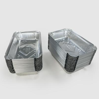 China Lebensmittelqualität Silber 8389 Aluminiumfolie Behälter für die Verpackung von warmen Lebensmitteln Aluminiummaterial zu verkaufen