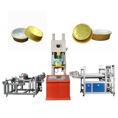 China 11KW Hauptmotorleistung Professionelle 45t 63t 80t Aluminiumfolie-Tray-Machmaschine für 2023 zu verkaufen