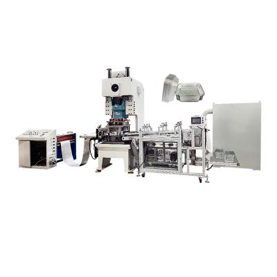 China Automatic Aluminum Foil Box Container Punch Machine for Fast Food Takeaway Containers for sale