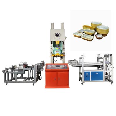 China Automatic Grade Automatic Aluminum Foil Container Punching Machine for Food Packaging for sale