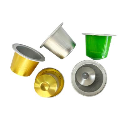 Chine Capsule vide compatible Nespresso en papier d'aluminium pour une consommation durable de café à vendre