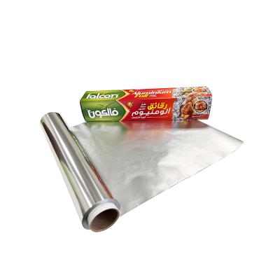 China Customized Logo 200sq.ft Soft Temper Heavy Duty Aluminum Foil Paper Roll for Household for sale