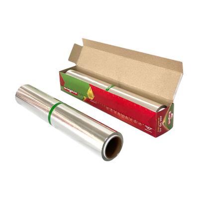 China Customized Logo Heavy Duty Alu Foil Roll for Household Sandwich and Chocolate Wrapping for sale