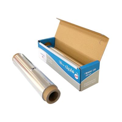 China 8011 Alloy Food Grade Household Aluminium Foil Paper Roll voor eenmalige verpakkingsrol Te koop