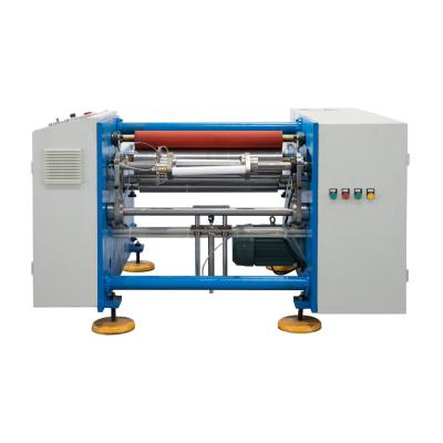 China Household Aluminum Foil Roll Rewinding Cutting Embossing Machine with 3KW Power and Good for sale