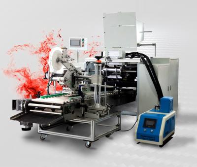 China Máquina de enrolar folha de alumínio totalmente automática com painel de toque Weinview e uso à venda