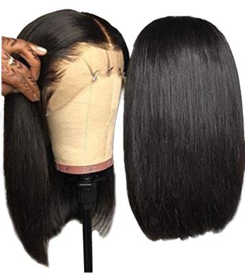 China Wholesale HD Silky Straight Wave Full Lace Hair Wigs, 150% 180% Density Mink Brazilian Virgin Hair Transparent Lace Front Wig For Black Women for sale