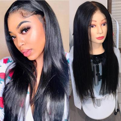 China Hd 13X4 Silky Straight Lace Front Wig, 150 180 Density Virgin Hair Wigs For Women, Brazilian Hair Wholesale Wigs Raw Hair Vendors for sale