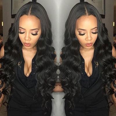 China Full Cuticle 180% Softest And Comfortable Spicyhair Density Body Wave13x6 Wig Lace Front On Sell for sale