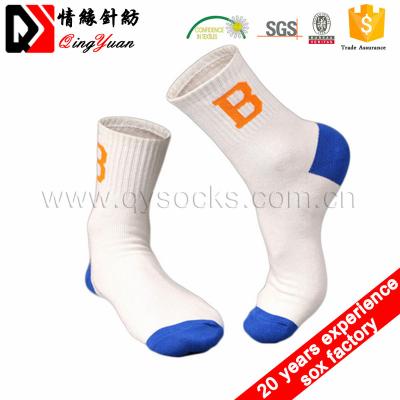 China Logo Cotton Compression Elite Basketball Crew Socks Anti-Slip Custom Sports for sale