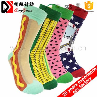 China Fashion Antibacterial Jacquard Custom Bamboo Socks for sale