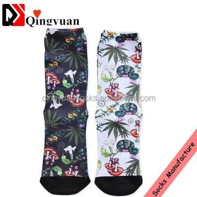 China New Arrival Antibacterial Wholesale Sublimated Custom Digital Print Socks for sale