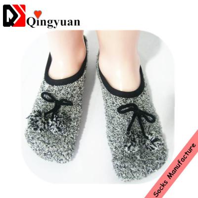 China Women Antibacterial Accessories Ball Comfortable Fuzzy Invisible Socks for sale