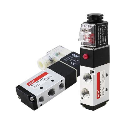 China Factory 4V Series Air Solenoid Dual Coil Single Acting Wiring Wireless Valve, Directional Control Pneumatic Micro Solenoid Valve for sale