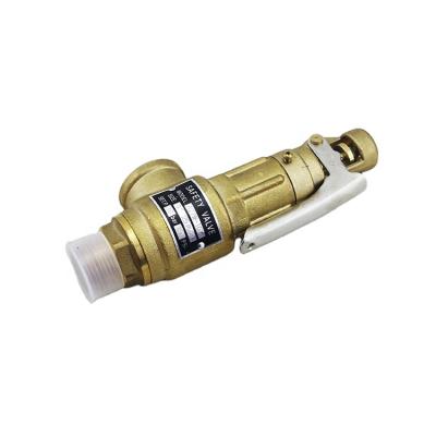 China General Thread S10 Bronze Material Safety Valve , Adjustable Pressure Relief Valve Water Overflow Valve for sale