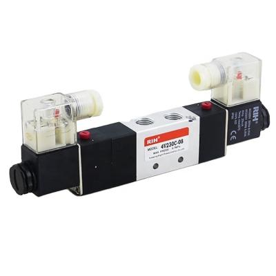 China Factory 3/5 Way AC110V Middle Closed Double Control Electric Solenoid Valve for sale