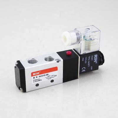 China Factory Air Compressor 2/5 Way DC24V AC220V AC110V DC12V Airtac Type Wireless Cylinder Pneumatic Parts Solenoid Valve for sale