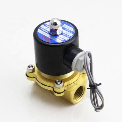 China General 2W Series 2/2 Way 110V DC 12V 220V 24V 1 Type 2 Inch Mini Water Control General Brass Miniature Micro Solenoid Valve for sale