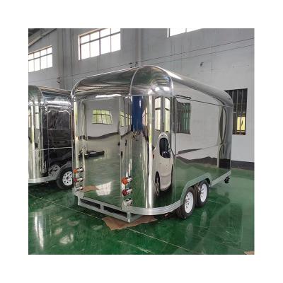 China Movable vendor comi carro de Para mobile pizza trailer food cart ice cream vegetable processing factory kitchen food cart with wheels for sale