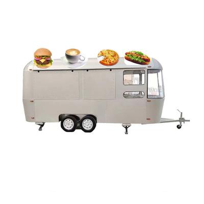 China Factory price mobile food cart vegetable processing plant mobile kitchen food trailer popular street food supply trailer for sale