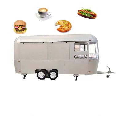 China Commercial Fully Equipped Mobile Vegetable Processing Plant Food Trailer Kitchen Food Caravan Vintage Vans Cart Food Truck Ice Cream Car for sale