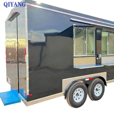 China vegetable processing plant food trailer mobile for sale in china for sale concession fiberglass car food truck the retro for sale