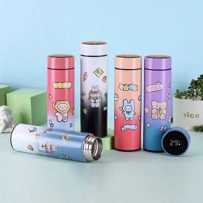 China Sports botella de agua digital custom termos insulated water bottles termo thermos smart water bottle motivational water bottle for sale