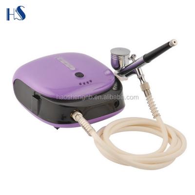 China HS-M901K Mini Airbrush Air Compressor Makeup Set Airbrush For Makeup M901SK Airbrush For Makeup for sale