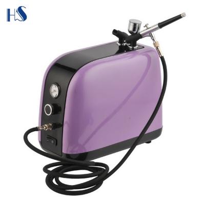 China HS-386K Mini Airbrush Compressor Kits Aerosol Skin Care HS-386K for sale