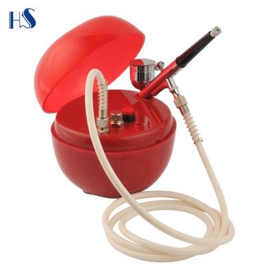 China HSENG Cosmetic Airbrush Airbrush Compressor With Make Up HS-A8AC-SK for sale