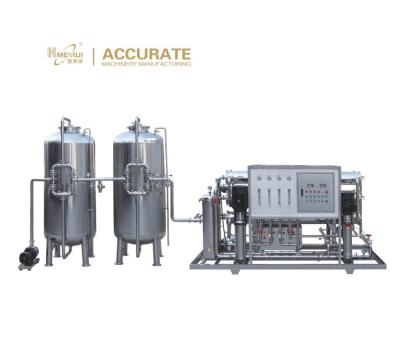 China Stainless Steel Mini Industrial Mineral RO Distilled Water Purification Plant for sale