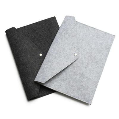 China Wholesale Eco-Friendly Felt Folder Bag Document Envelope Pouch Folder Holder Bag for sale